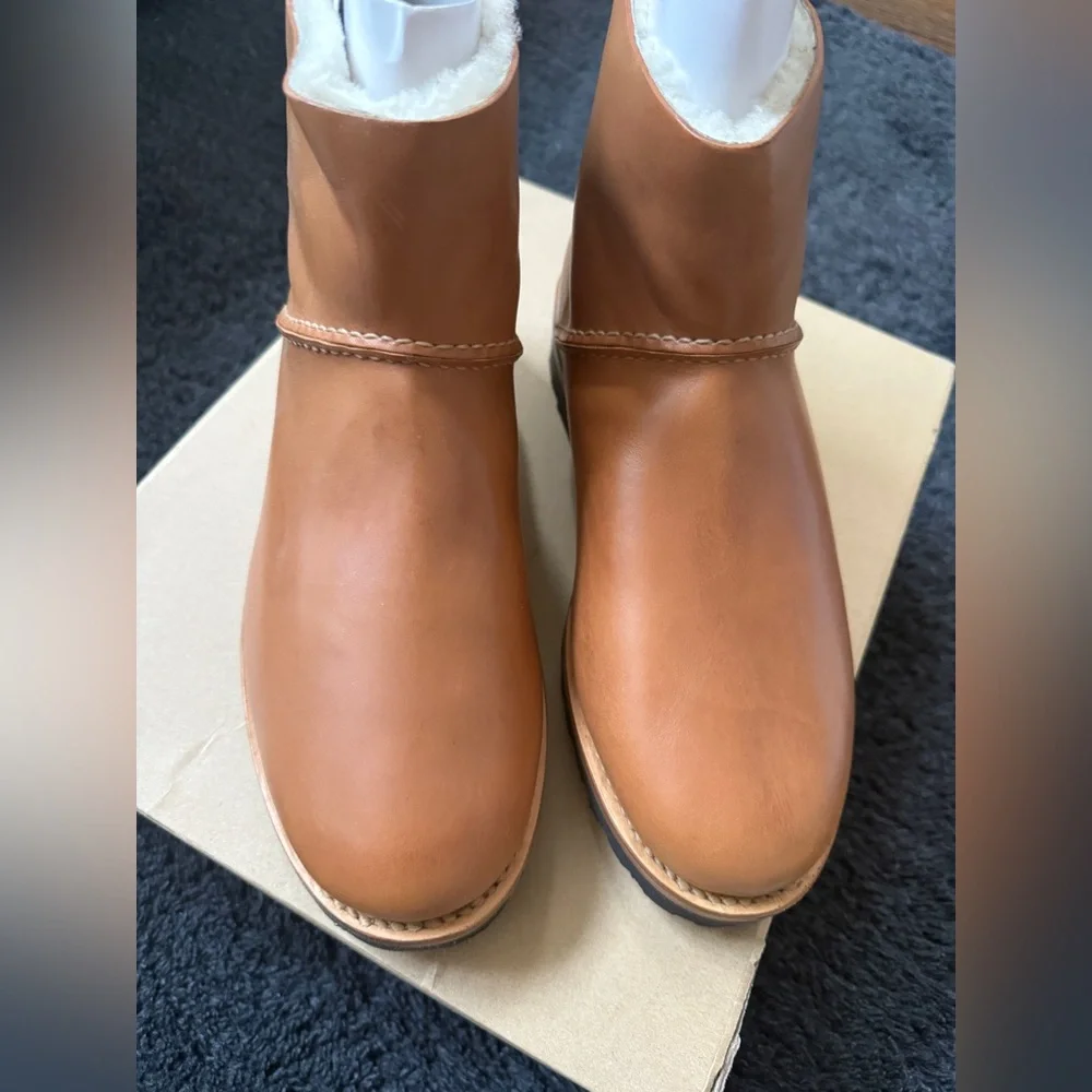 FEIT Shearling Boot Limited Addition Men’s Leather Tan Boots